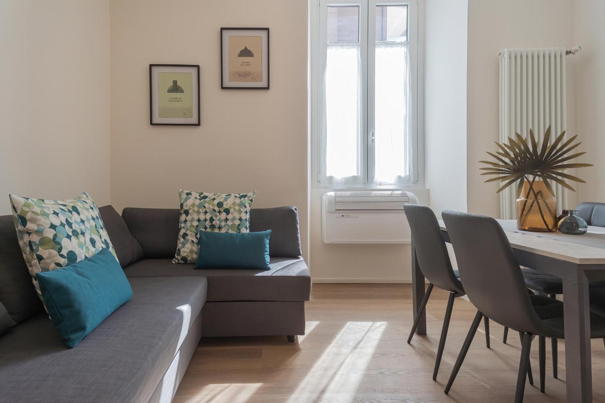 Manaraquattro - Apartament In Como Near The Center With Free Parking - Lake Como Dış mekan fotoğraf